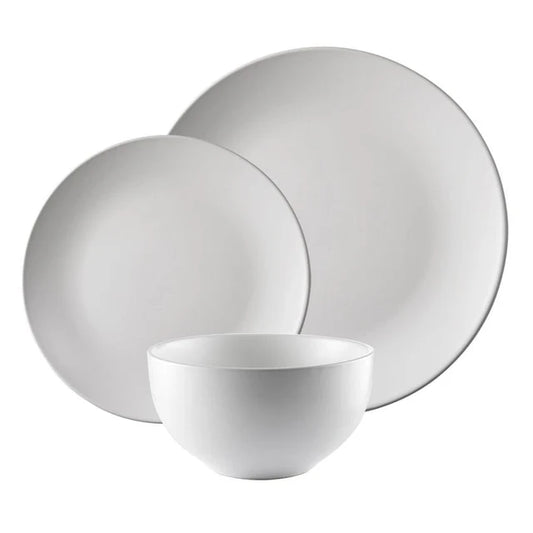 Classic 12-Piece Dinnerware Set-White